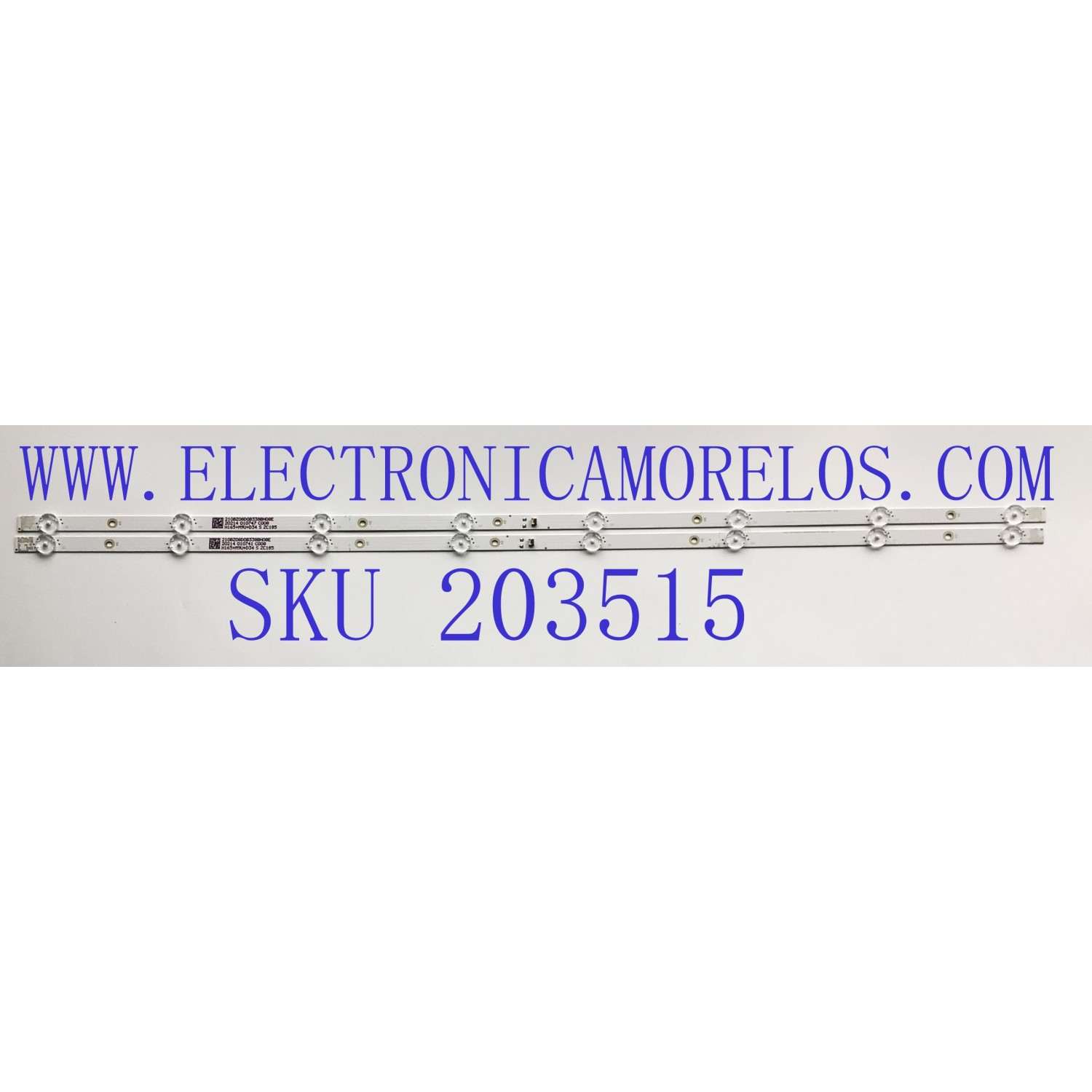 KIT DE LED'S PARA ONN·ROKU TV ((INCOMPLETO SOLO 2 PIEZAS)) / NUM DE PARTE LBM430M0801-FQ-1 / LBM430M0801-FQ-1(HF)(O) / PANEL'S V430DJ1-Q01 / T430QVN03.0 / MODELO 100012584 (43 PULGADAS) / NOTA IMPORTANTE:KIT CONSTA DE 3 PIEZAS EN TOTAL